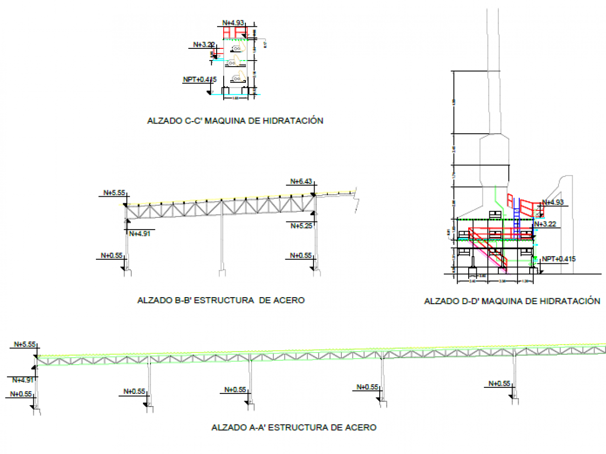 3 Plano Alzado Industrial