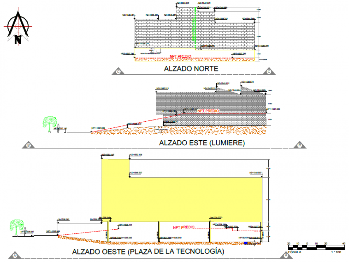 4 Alzados Arquitectonicos